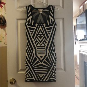 Black and white dress